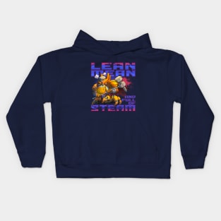 Lean Mean and Full of Steam Golem Kids Hoodie